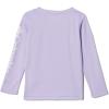 Columbia Girls Tidal Tee Long Sleeve(Soft Violet/White Logo)