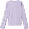 Columbia Girls Tidal Tee Long Sleeve(Soft Violet/White Logo)