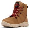 Columbia Kids’ Fairbanks Omni-heat Snow Boots(Elk/Mountain Red)