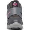 Columbia Kids’ Fairbanks Omni-heat Snow Boots(Graphite/Pink Ice)