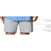 Columbia Mens Bahama II Short(Cool Grey)