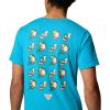 Columbia Mens PFG Dorado Taco Short Sleeve(Blue Echo/Pfg Dorado Taco)