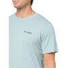 Columbia Mens PFG Fish Flag II Short Sleeve(Crushed Blue/Coll Navy Bass + Lures)