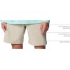 Columbia Mens PFG Grander Marlin Iii Offshore Short(Fossil)