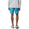 Columbia Mens PFG Offshore III Board Short(Blue Echo Seamoss)