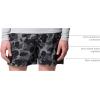 Columbia Mens PFG Rambler Water Short(Black Deltahunter Camo)