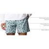 Columbia Mens PFG Rambler Water Short(Crushed Blue Huntfish)