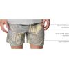 Columbia Mens PFG Rambler Water Short(Lemon Wash Tarpon Trek)