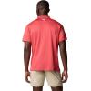 Columbia Mens PFG Solar Stream Polo(Sunset Red)