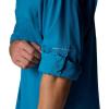 Columbia Men’s PFG Tamiami II UPF 40 Long Sleeve Fishing Shirt(Blue Echo)
