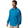 Columbia Men’s PFG Tamiami II UPF 40 Long Sleeve Fishing Shirt(Blue Echo)