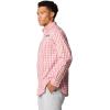 Columbia Men’s PFG Tamiami II UPF 40 Long Sleeve Fishing Shirt(Dusty Crimson Gradient Check)