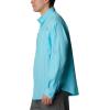 Columbia Men’s PFG Tamiami II UPF 40 Long Sleeve Fishing Shirt(Opal Blue)