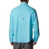 Columbia Men’s PFG Tamiami II UPF 40 Long Sleeve Fishing Shirt(Opal Blue)