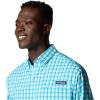 Columbia Men’s PFG Tamiami II UPF 40 Long Sleeve Fishing Shirt(Spray Gradient Check)