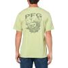 Columbia Mens PFG Uncharted Graphic Tee(Pear Heather/Pfg Gear Gator)