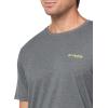 Columbia Mens PFG Uncharted Graphic Tee(Shark Heather/Pfg Swamp Shack)