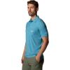 Columbia Mens PFG Uncharted Polo(Blue Echo Heather)