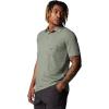 Columbia Mens PFG Uncharted Polo(Cypress Heather)