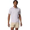 Columbia Mens PFG Uncharted Polo(Lavender Pearl Heather)
