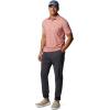 Columbia Mens PFG Uncharted Polo(Sandalwood Pink Heather)