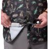 Columbia Mens PFG Uncharted Printed Short Sleeve Shirt(Shark Everglades)