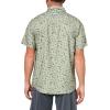 Columbia Mens PFG Uncharted Printed Short Sleeve Shirt(Smokey Sage Cast N Blast)