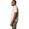 Columbia Mens PFG Uncharted Printed Short Sleeve Shirt(Stone Everglades)