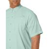 Columbia Men’s Silver Ridge Blocked Long Sleeve Shirt(Aqua Tone)