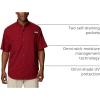 Columbia Men’s Silver Ridge Blocked Long Sleeve Shirt(Beet)