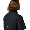 Columbia Men’s Silver Ridge Blocked Long Sleeve Shirt(Black)