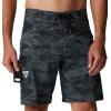 Columbia Men’s Silver Ridge Blocked Long Sleeve Shirt(Black Pfg Camo)