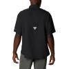 Columbia Men’s Silver Ridge Blocked Long Sleeve Shirt(Black/Realtree Edge)