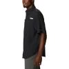Columbia Men’s Silver Ridge Blocked Long Sleeve Shirt(Black/Realtree Edge)