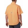 Columbia Men’s Silver Ridge Blocked Long Sleeve Shirt(Bright Nectar)
