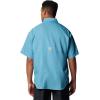 Columbia Men’s Silver Ridge Blocked Long Sleeve Shirt(Canyon Blue)