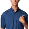 Columbia Men’s Silver Ridge Blocked Long Sleeve Shirt(Carbon)