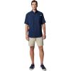 Columbia Men’s Silver Ridge Blocked Long Sleeve Shirt(Collegiate Navy)