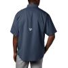 Columbia Men’s Silver Ridge Blocked Long Sleeve Shirt(Dark Mountain)