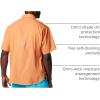 Columbia Men’s Silver Ridge Blocked Long Sleeve Shirt(Dusty Orange)