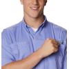Columbia Men’s Silver Ridge Blocked Long Sleeve Shirt(Fairytale)