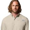 Columbia Men’s Silver Ridge Blocked Long Sleeve Shirt(Fossil)