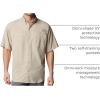 Columbia Men’s Silver Ridge Blocked Long Sleeve Shirt(Fossil)