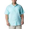 Columbia Men’s Silver Ridge Blocked Long Sleeve Shirt(Gulf Stream)