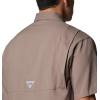 Columbia Men’s Silver Ridge Blocked Long Sleeve Shirt(Iron)