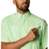 Columbia Men’s Silver Ridge Blocked Long Sleeve Shirt(Lime Glow)