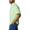 Columbia Men’s Silver Ridge Blocked Long Sleeve Shirt(Lime Glow)
