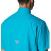 Columbia Men’s Silver Ridge Blocked Long Sleeve Shirt(Ocean Teal)