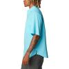 Columbia Men’s Silver Ridge Blocked Long Sleeve Shirt(Opal Blue)