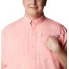Columbia Men’s Silver Ridge Blocked Long Sleeve Shirt(Sorbet)